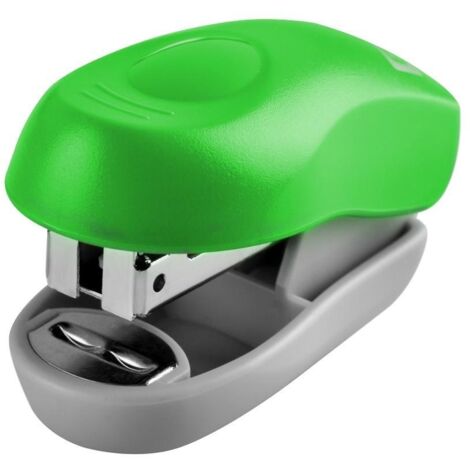 Mini-agrafeuse Easy Stationery 2001-GN - Verte, jusqu'à 8 feuilles