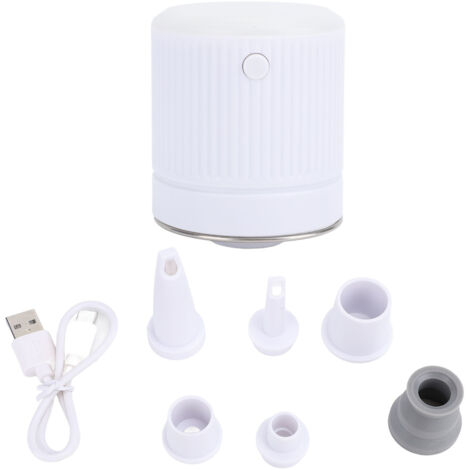 Mini Air Pump for Inflatables Quick Inflate Deflate Portable Mini Air Mattress Pump with LED Light for Pool Toys Sleeping Pads Swimming Rings