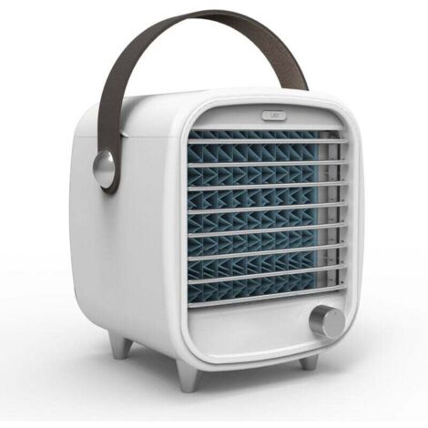 Mini aire acondicionado portátil, enfriador de aire móvil, humidificador pequeño, con asa portátil
