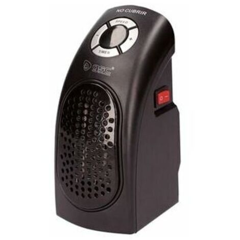 Mini-Akku-Heizkörper 400 W Schwarz