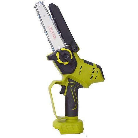 Mini-Akku-Kettensäge, 15,2 cm Akku-Elektro-Kettensäge mit Schmierspritze und 1 Akku, wiederaufladbare Mini-Elektro-Kettensäge