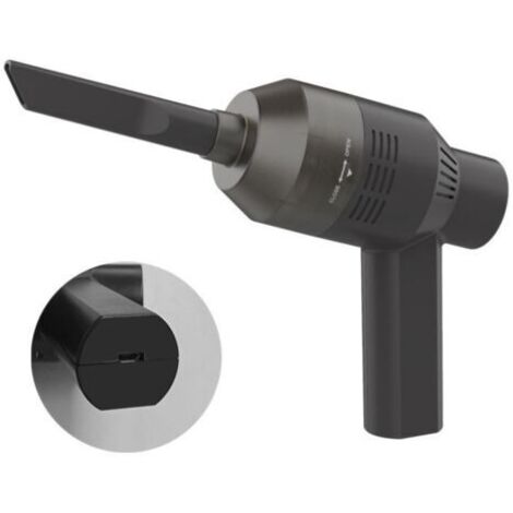 Mini-Akku-Tastaturstaubsauger (schwarz, 18 W eingebaut, 2000 mAh)