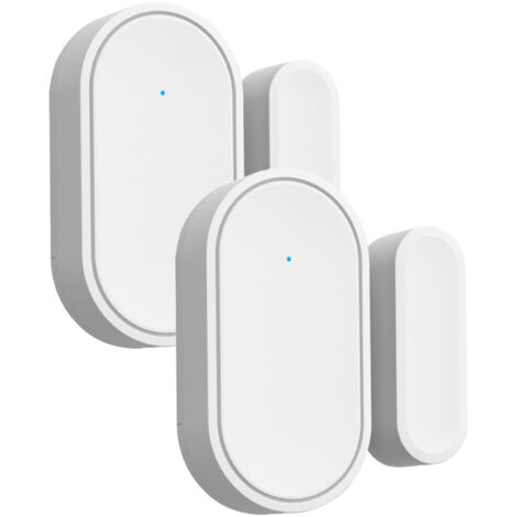 Mini alarma para puertas/ventanas, seguridad para el hogar, sensor magnético inalámbrico de 433 MHz, alarma antirrobo, fácil instalación para casas, garajes, apartamentos, sistema de alarma de bajo vo