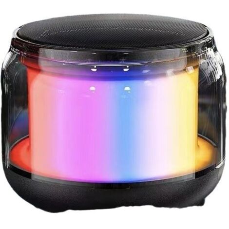 Mini altoparlanti wireless Bluetooth portatili, con accoppiamento TWS, luci e cavo, regali di Natale per donne, ragazze, ragazzi e bambini