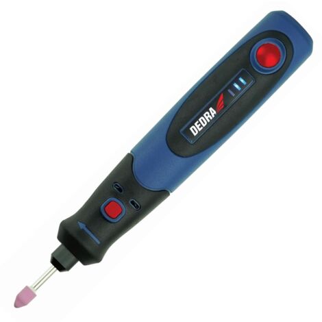 Mini amoladora DEDRA 3.6V USB - Trabajo de precisión, 12 accesorios