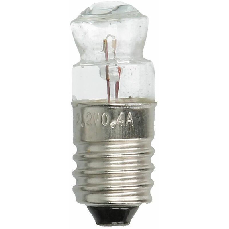 Mini ampoule E10 2,2V, 400 mA