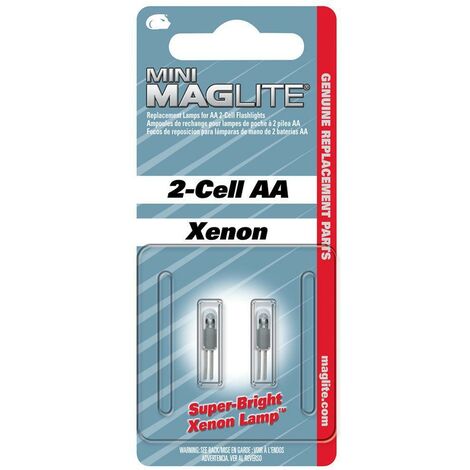 Mini ampoule Maglite 3V pour lampe de poche (2 unités)