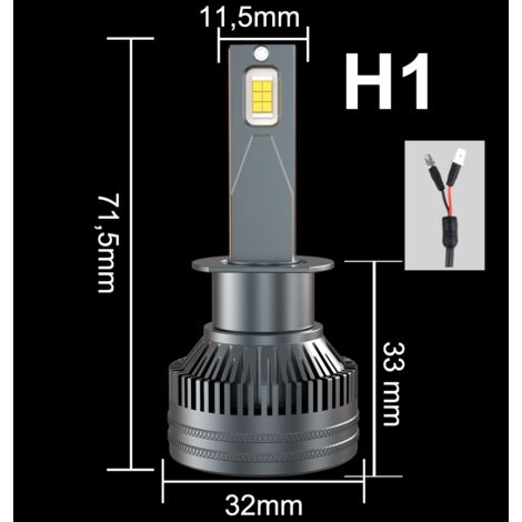 MINI AMPOULES H1 LED XSTORM 110W 23000LM CANBUS POWER