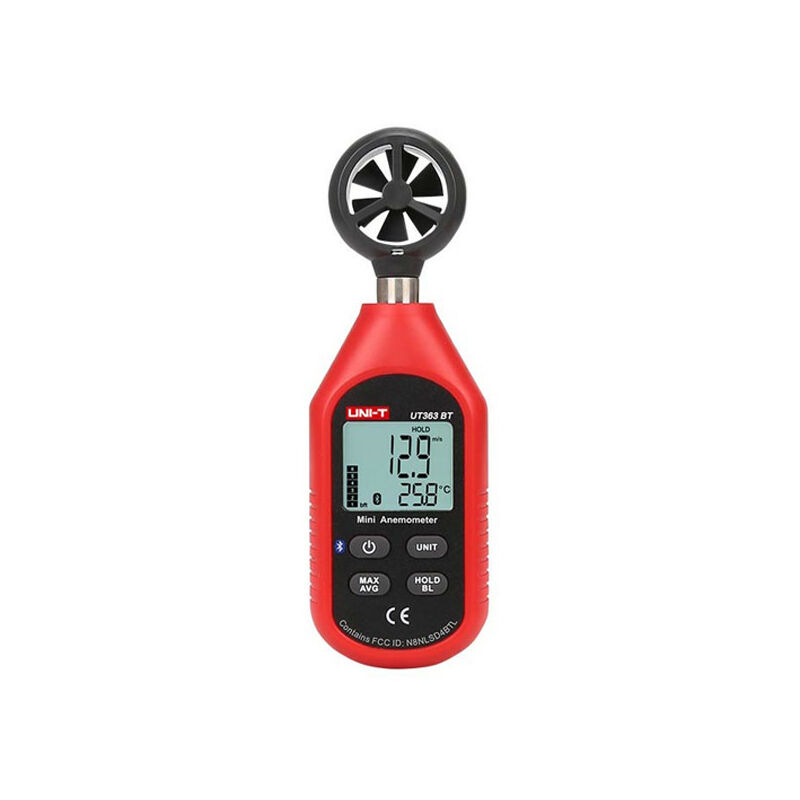 Image of Mini anemometro digitale con Bluetooth Ut363-bt Ut363bt