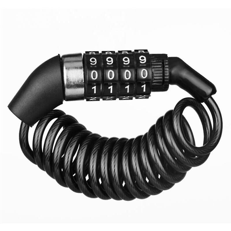 Mini antivol pour casque antivol pour vélo à combinaison à 4 chiffres