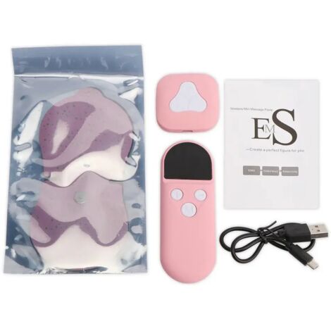 Mini-appareil de massage corporel EMS à impulsions intelligentes pour la nuque, rechargeable, multifonctionnel, avec coussinets de massage cervico-faciaux et d'épaules pour le bien-être-AquaForge