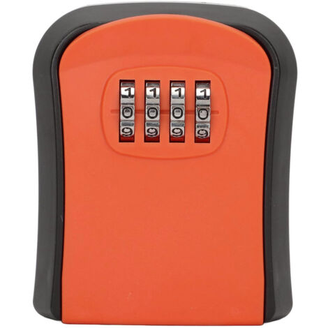 Mini armoire à clés murale pour l'extérieur, étanche et réutilisable, avec code à 4 chiffres pour la maison - AquaForge