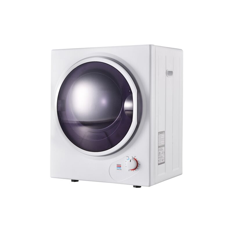Image of Mini asciugatrice, 2,5 kg, montaggio a parete, funzionamento semplice, timer da 200 minuti, doppio filtro, riscaldatore ceramico ptc, cestello in