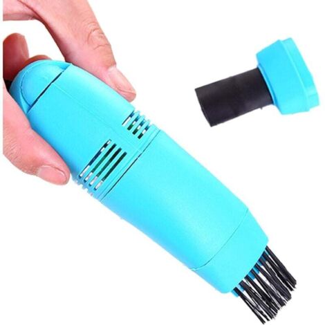 Mini aspiradora recargable para teclados de portátiles, pianos, ordenadores y coches.