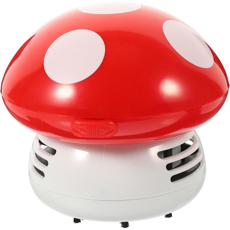 Csparkv - Mini Aspirateur Nettoyer Poussière pour Table/Bureau/Coussin/Voiture (Rouge)