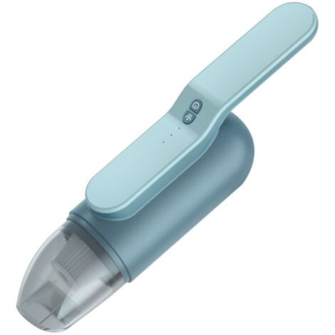 Mini aspirateur sans fil à main avec support, charge rapide 2 heures via USB-C, utilisation simplifiée, aspiration efficace de la poussière, aspirateur compact, idéal pour la maison, le bureau et la c