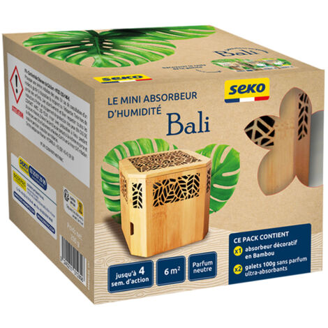 Mini assorbitore di umidità Bali + 2 pietre neutre 100g - Seko