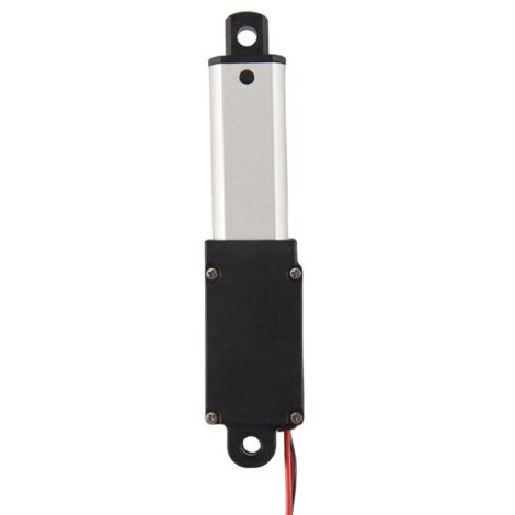 Mini attuatore lineare elettrico - Corsa da 1,2 pollici, 64 N/14,4 libbre, velocità di movimento 0,6 pollici/s, impermeabile, 12 V CC