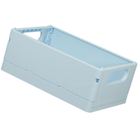 Mini-Aufbewahrungsbox aus Kunststoff zum Zusammenfalten, kompaktes Modell, 25 x 16,7 x 10 cm, ideal für Küche oder Büro