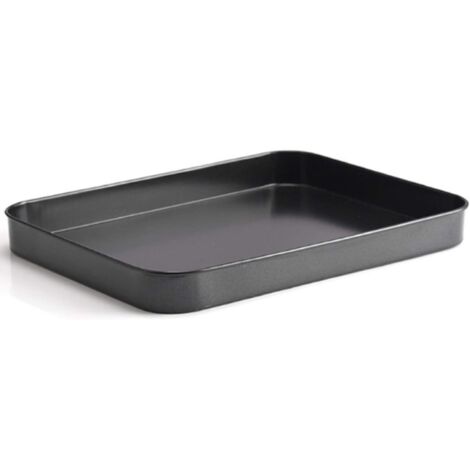 Mini-Backblech aus Edelstahl – Kleine Ofenform – Rechteckig – Zum Backen, Kochen und Servieren – 24,5 x 18,8 x 2,5 cm