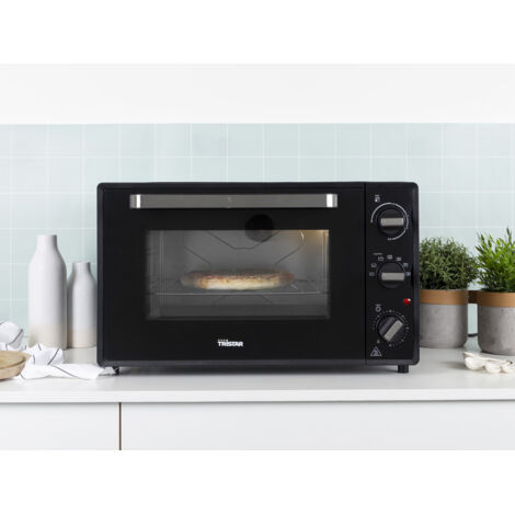 Mini Backofen 48 Liter 90 Min. Timer, Umluft, Ober- & Unterhitze - 2000 Watt