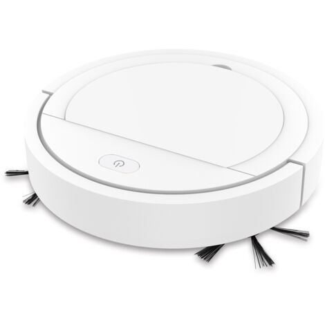 Mini balai aspirateur intelligent USB rechargeable sec/humide, robot ménager autonomie 30min