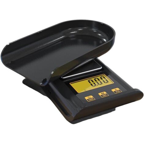Mini balance électronique avec petit écran LCD, idéale pour peser des articles en cuisine.