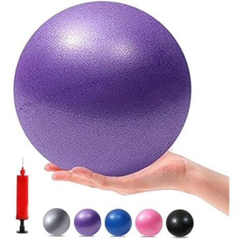 Mini Ball Yoga - 15 Cm - PVC Antidérapant Résistant À L'Éclatement - Pour Entraînement De Stabilité Et Renforcement Du Core - 1 Pièce
