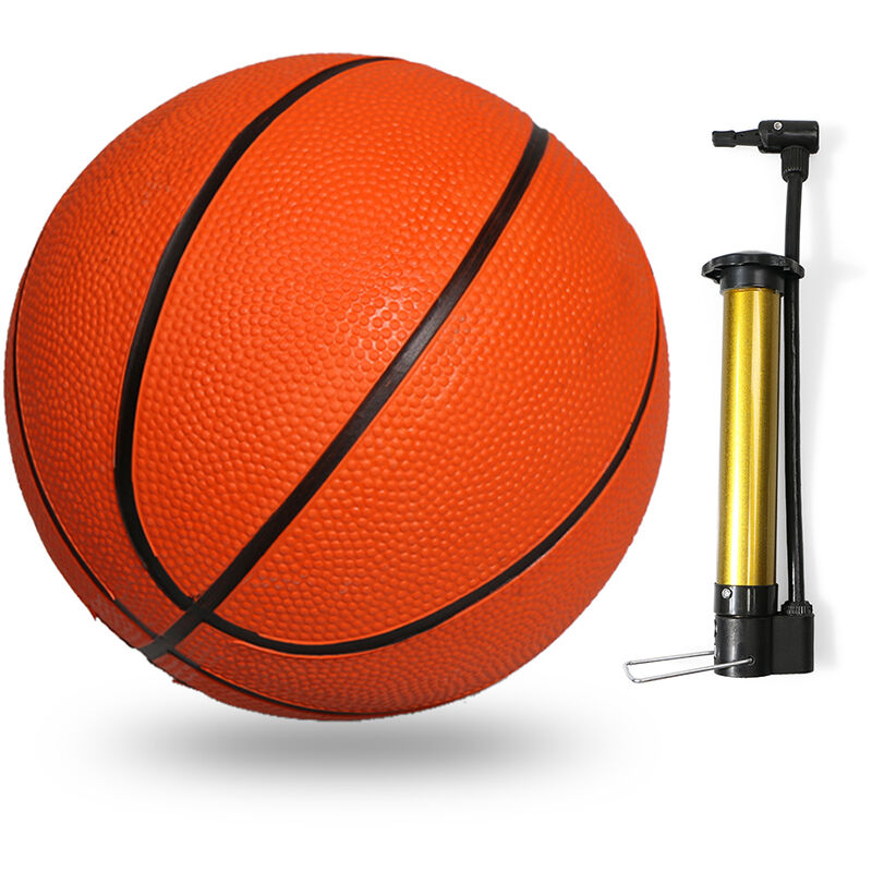 

Mini baloncesto para ninos, tamano 1, baloncesto de goma para interiores y exteriores con bomba de inflado,PC 1