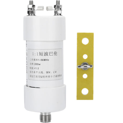 Mini-Balun 1:1 200W 156MHz für Inverted-V- oder Horizontalantennen, kurze Wellenlängen