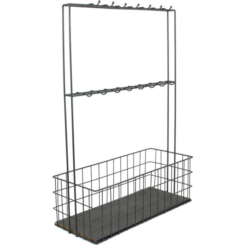 Mini bar 16 crochets esprit industriel