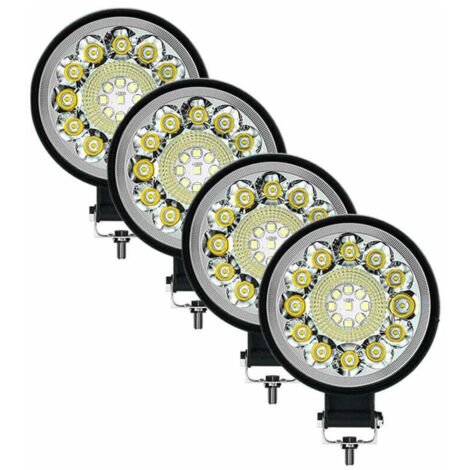 Mini barra luminosa a LED da 99 W, faretto da lavoro per Jeep, camion, barca, auto, trattore, SUV, ATV