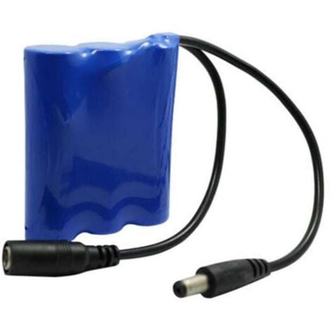 LECLUBLED Mini Batterie Rechargeable DC12V - 2000mAh