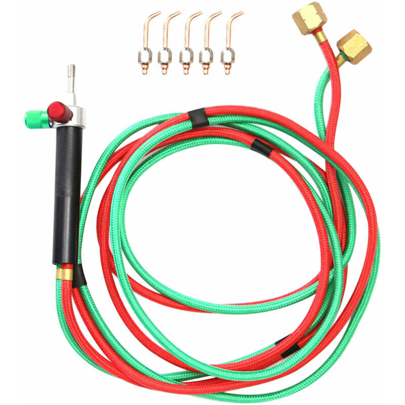 Soleil - Mini Bijoux Gaz Soudering Bijoutiers Bazing Brasing Cutting Tool De Soudage Avec Embouts De Torche Interchangeables, Multicolore