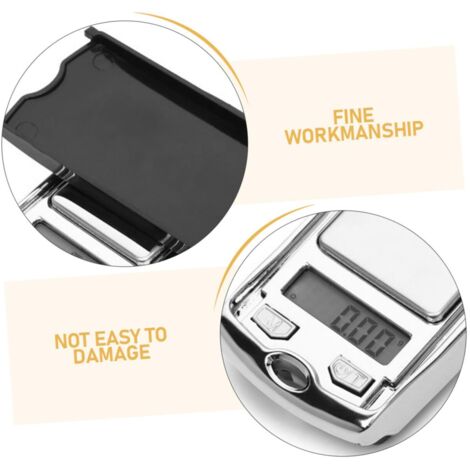 Mini bilancia da cucina portatile a forma di chiave per auto, bilancia per alimenti e gioielli, elettronica digitale con touch screen, senza batteria