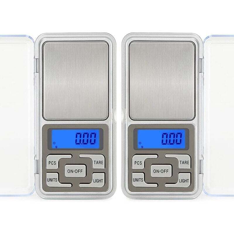 Image of XVX - Mini bilancia elettronica a doppio scopo, capacità 500 g, bilancia ad alta precisione 0,01 g, bilancia alimentare, bilancia per gioielli,