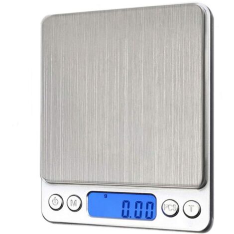 Mini bilancia elettronica digitale portatile con display LCD, 3000 g/0,1 g, custodia tascabile, bilancia da cucina, peso per gioielli