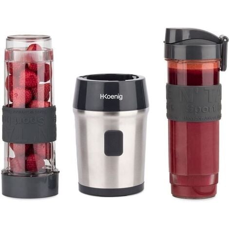 Mini Blender H.koenig SMOO9 300 W Gris