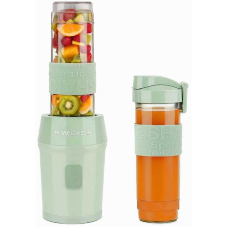 Mini-blender Sweiss MOOV7 300 W 570 ml Verde con 2 gourdes