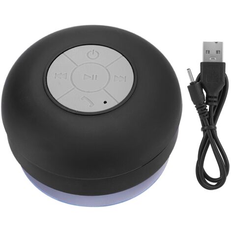 Mini-Bluetooth-Lautsprecher (wasserdicht) fürs Badezimmer mit Saugnapf, kabelloser Musikplayer