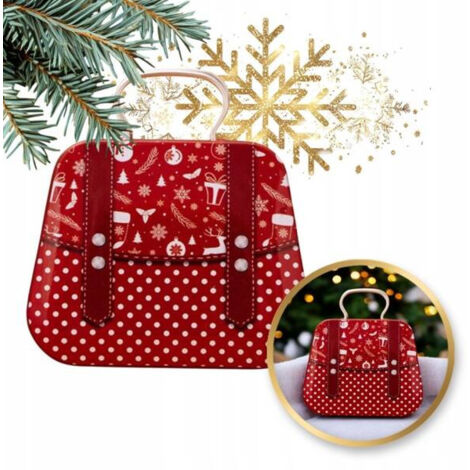 Mini boîte à bonbons ECARLA avec support 7x5,5cm Noël KSN164