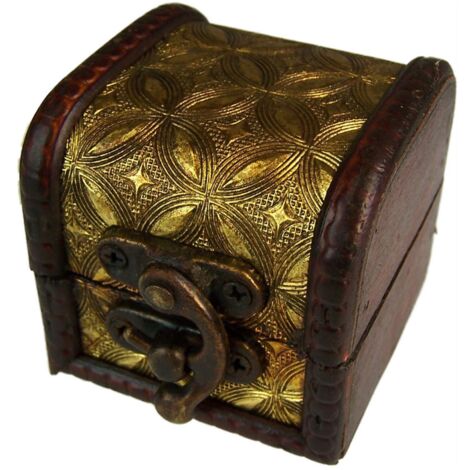 Mini Boîtes Coloniales - Or- Vendu par 1