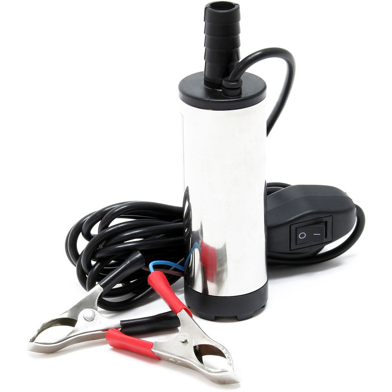 

Mini bomba 12l/min para drenaje de agua y gasoil con 8700 rpm, bomba sumergible extracción líquidos