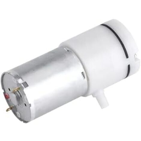 Mini Bomba de Aire CC 12V Ultra Silenciosa, Motor de Bomba de Vacío Eléctrica para Acuario y Circulación de Oxígeno