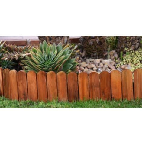 Valla De Jardín Exterior De 2 Piezas Züschen Madera De Pino 117 X 40 Cm -  Natural [en.casa] con Ofertas en Carrefour