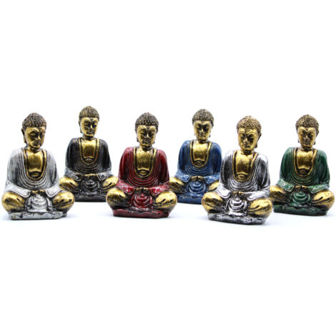 Mini Bouddha doré (couleurs assorties)- Vendu par 6