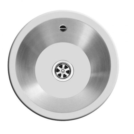 Mini Bowl Stainless Steel Kitchen Sink with Waste Kit, 355 x 170mm