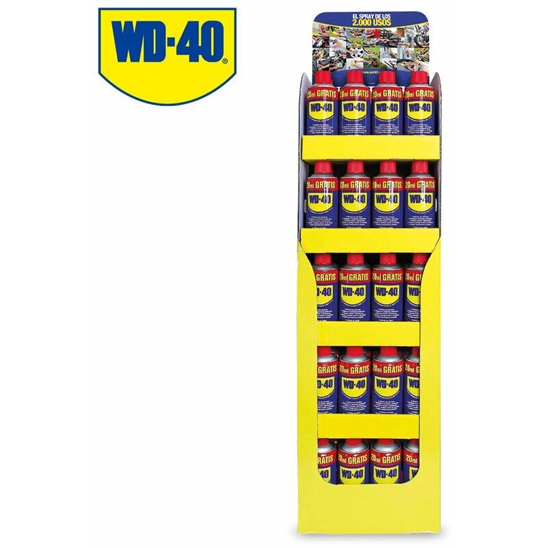S.ofmini-boîte de 60 pièces wd40 huile lubrifiante 380+20ml (avec affichage)