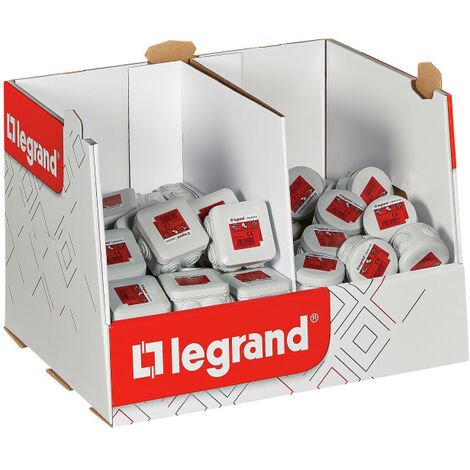 Mini box boîtes de dérivation Plexo 1 postes rondes et carrées (300202)