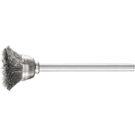 Mini brosse boisseau TBU 1803/3 INOX 0.10 D18xB3xL6 mm VA PFERD (Par 10)
